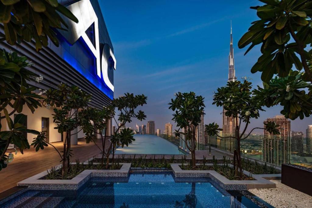 Paramount Midtown Deluxe 1 Bedroom Apartment With Full Burj-Khalifa View Dubai Exterior photo