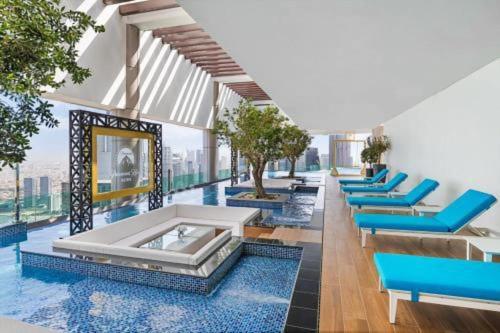 Paramount Midtown Deluxe 1 Bedroom Apartment With Full Burj-Khalifa View Dubai Exterior photo